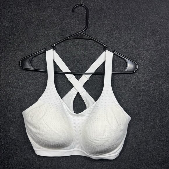Victoria Secret VSX Light Weight Mesh Sports Bra White Size 38DD NWOT - Picture 1 of 6